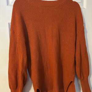 Cozy Orange Sweater for Women